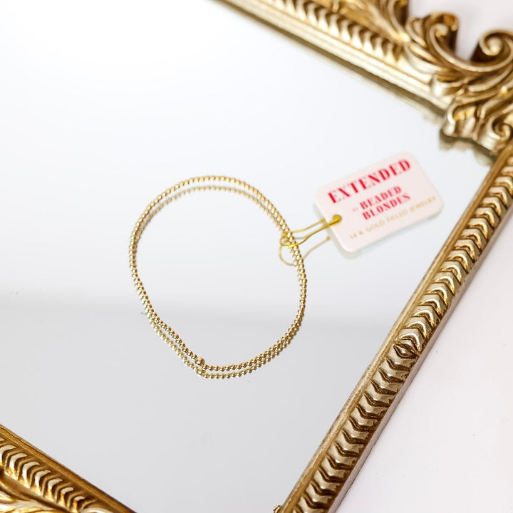 Beaded Blondes | 2MM Gold Beaded Bracelet