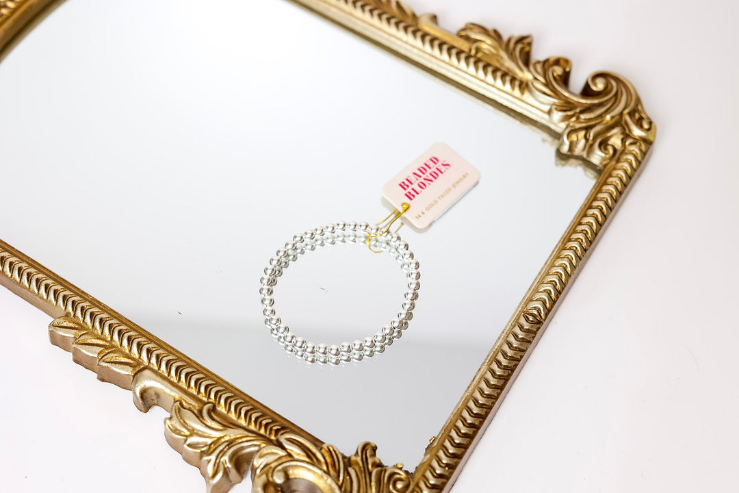 Beaded Blondes | 6MM Silver Beaded Bracelet