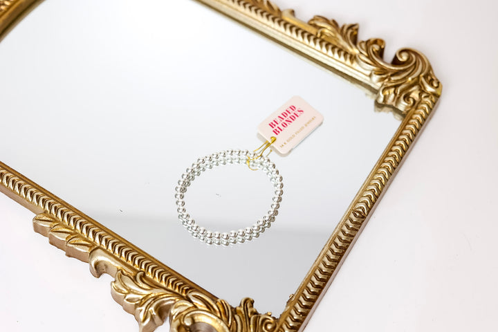 Beaded Blondes | 6MM Silver Beaded Bracelet