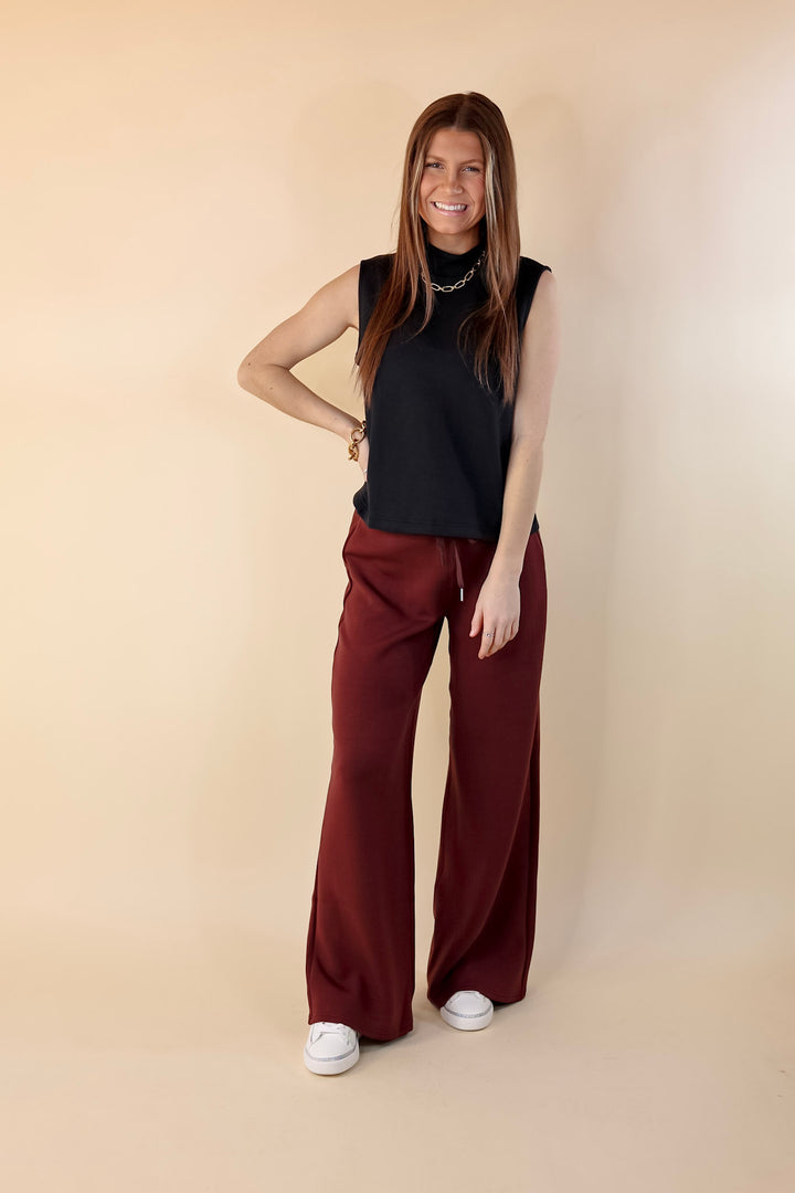 SPANX | AirEssentials Mock Neck Tank Top in Black - Giddy Up Glamour Boutique