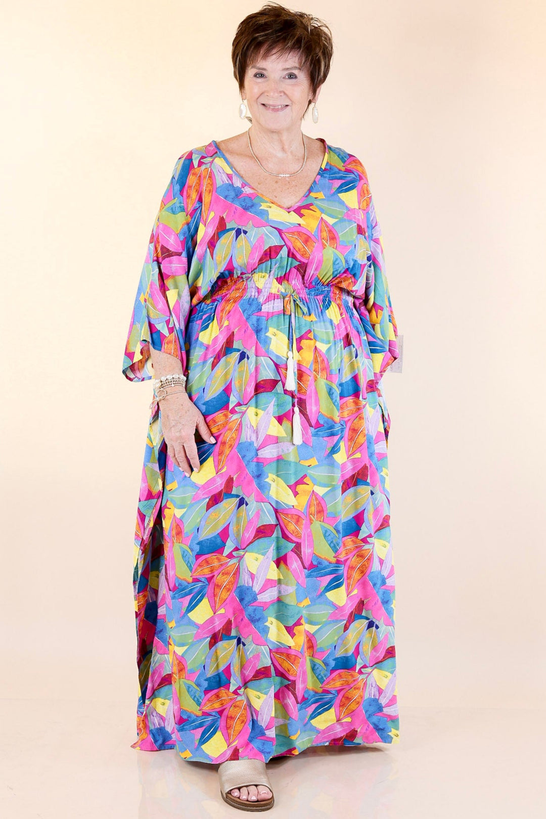 flowy day dress SOLANA Midi Dress