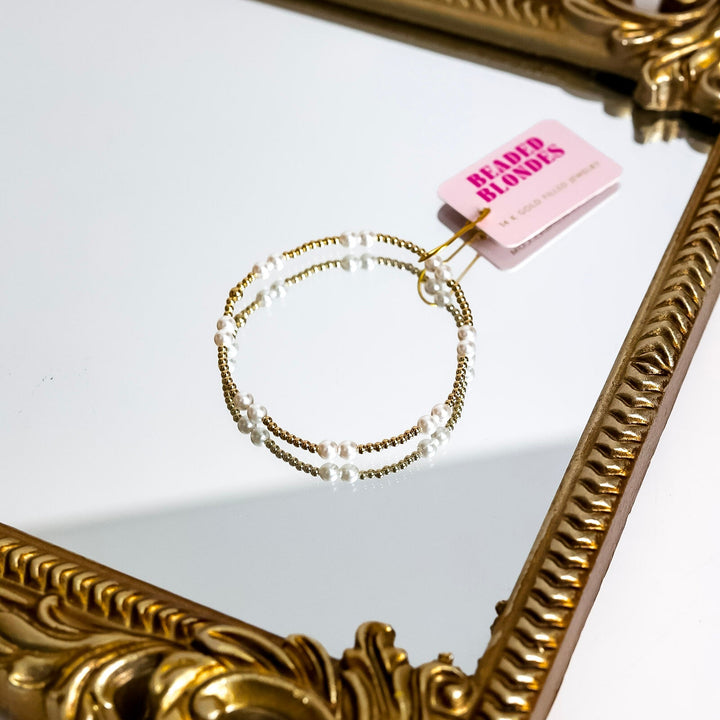 Beaded Blondes | Leah Pearl Bracelet