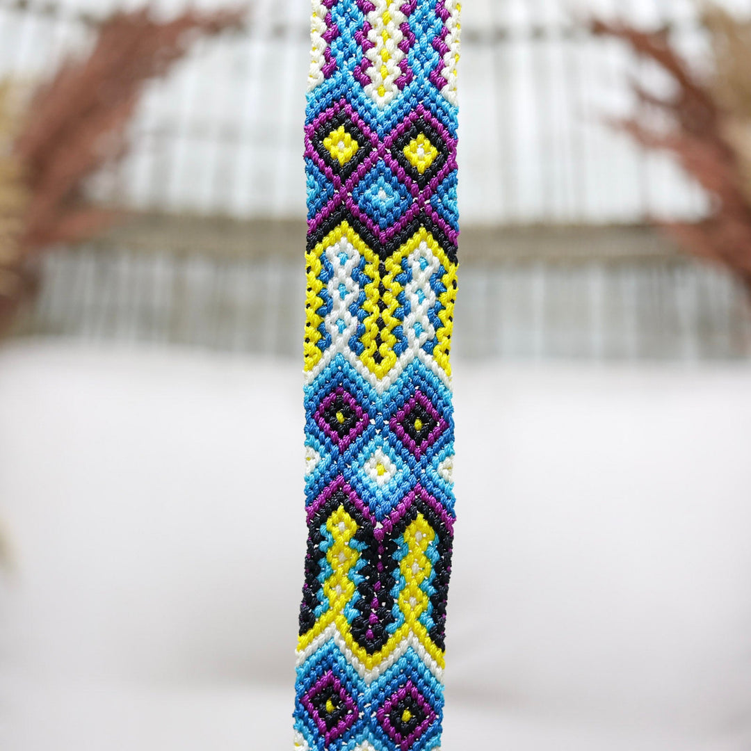 Consuela | Blueberry Wide Woven Shoulder Strap