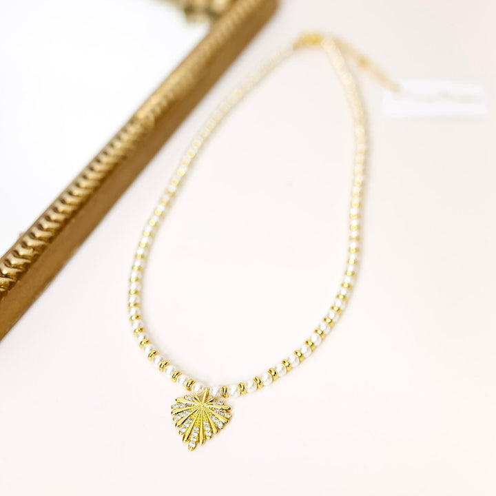 Kinsey Designs | Haven Pearl Pendant Necklace with Gold Spacers in Gold