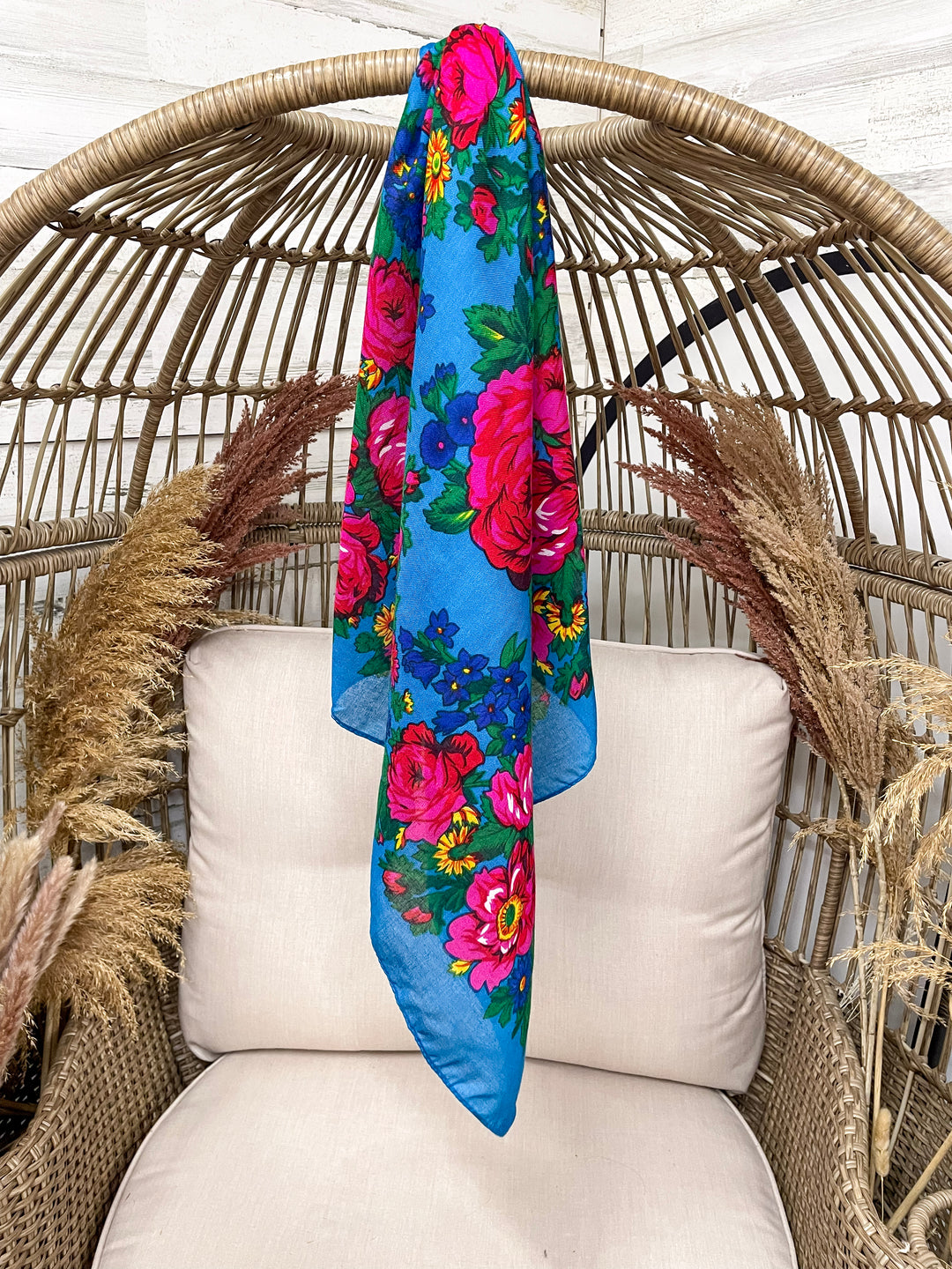 Rodeo Quincy | Rose Garden Wild Rag in Blue