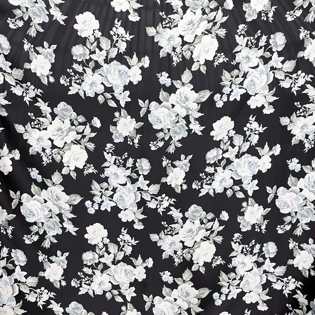 Buck Wild | Moonlit Petals Floral Wild Rag in Black