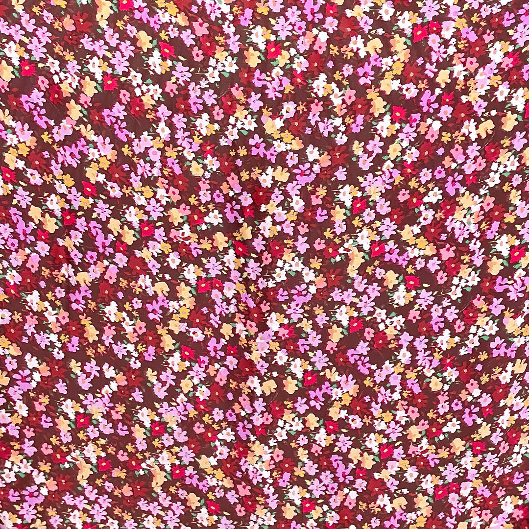 Buck Wild | Berry Blossom Floral Wild Rag in Burgundy