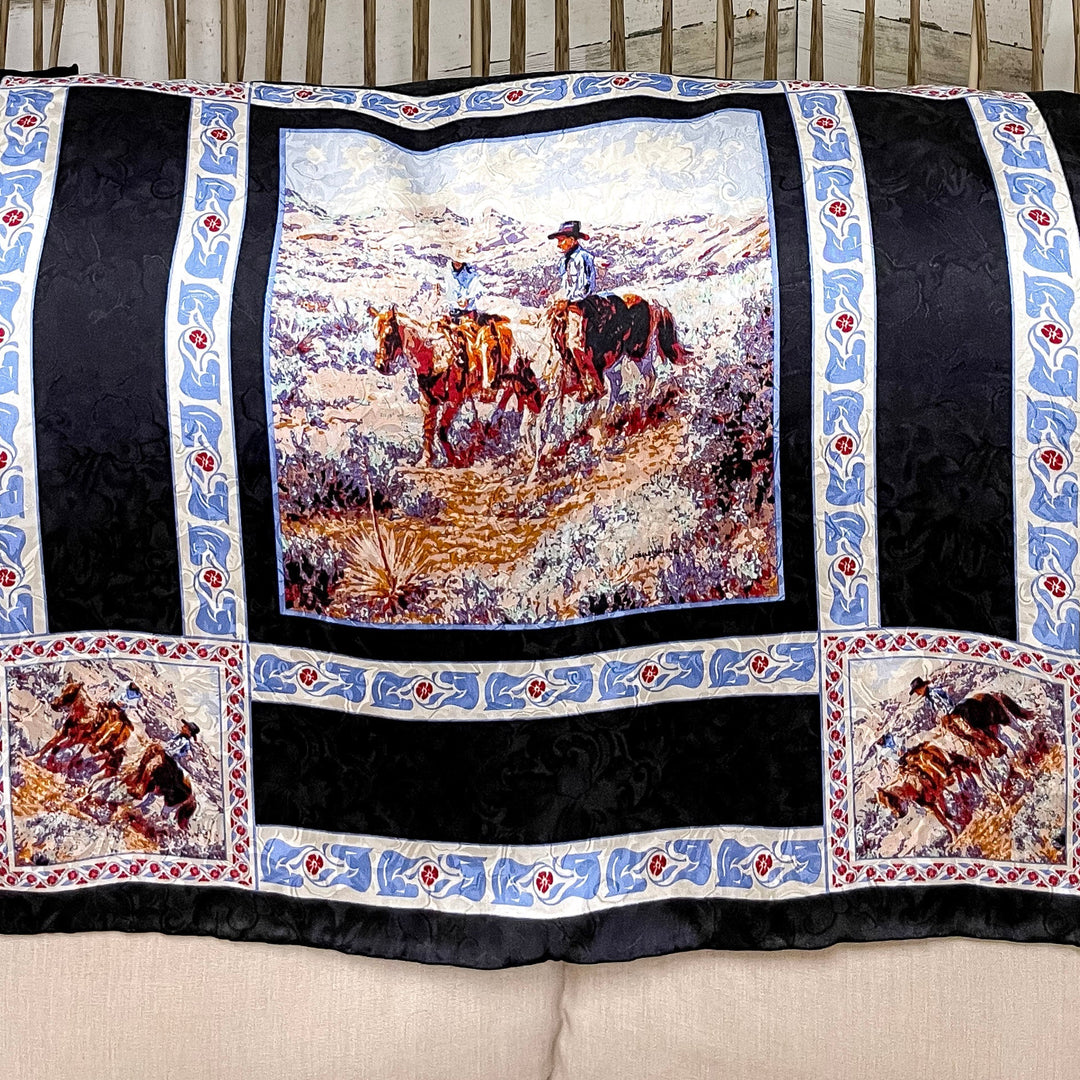 Wyoming Traders | LTD Edition | Mini Compadres Silk Wild Rag