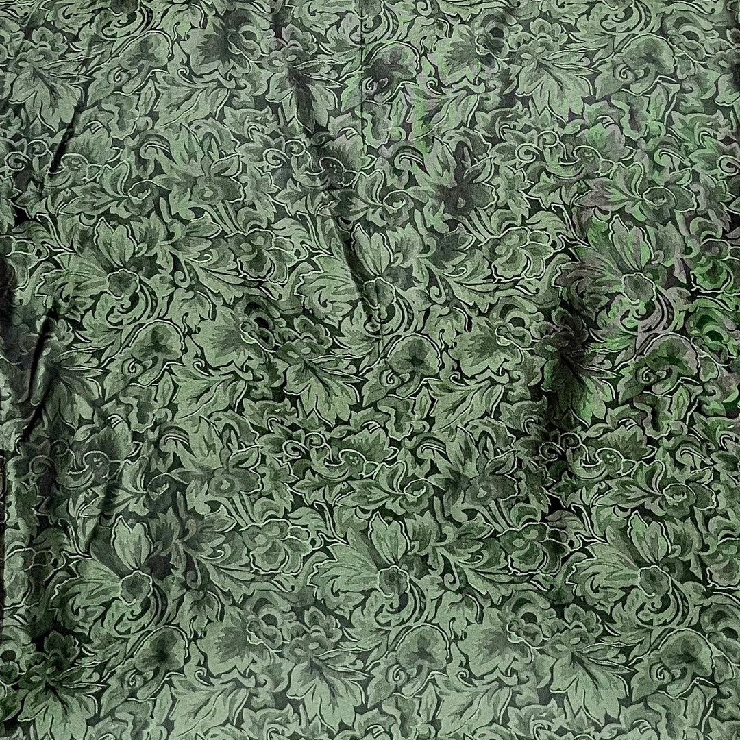 Baroque Silk Wild Rag in Fern Green