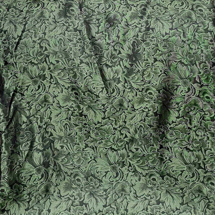 Baroque Silk Wild Rag in Fern Green