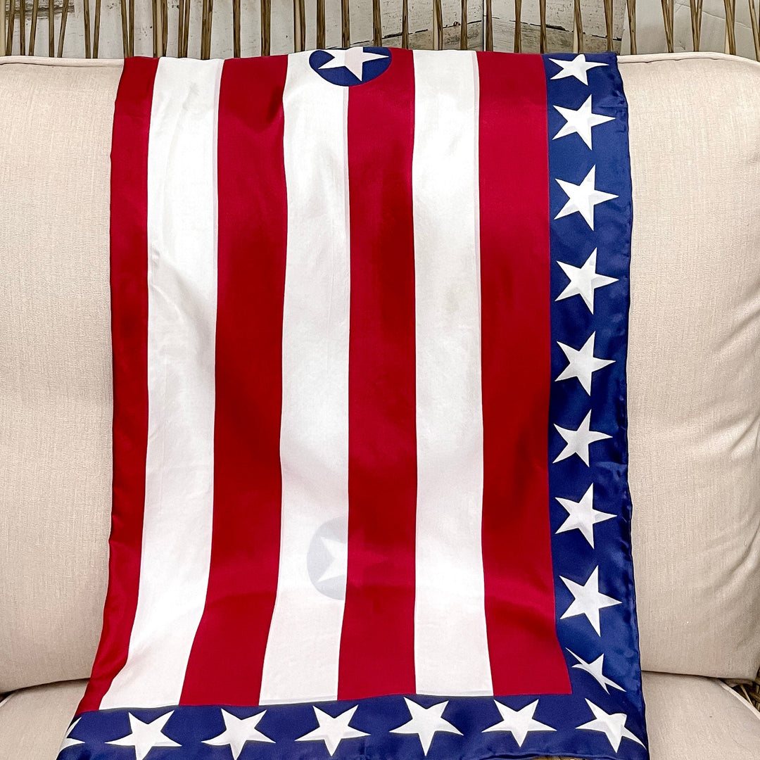 Wyoming Traders | Liberty Wild Rag in Red, White, and Blue