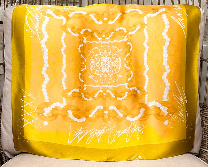 KB's Canvas | Madison Link Scarf in Yellow