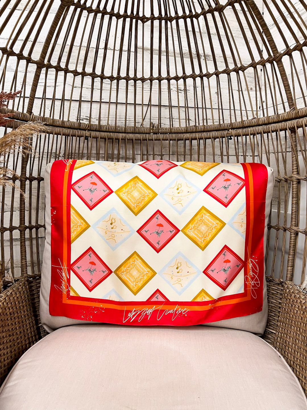 KB's Canvas | Prémier Silk Scarf in Pink