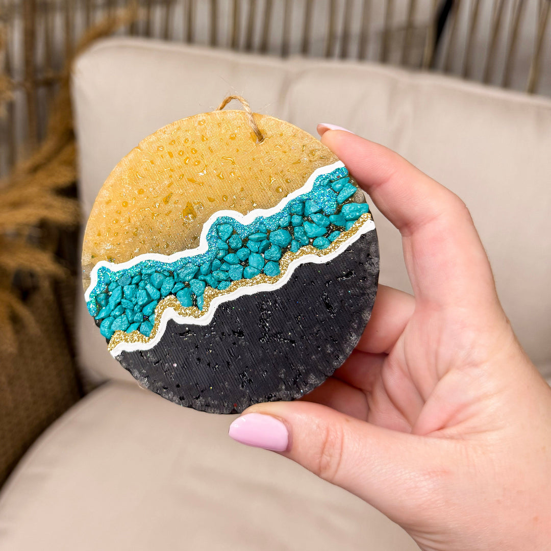 Turquoise Geode Oasis Freshie in Various Scents