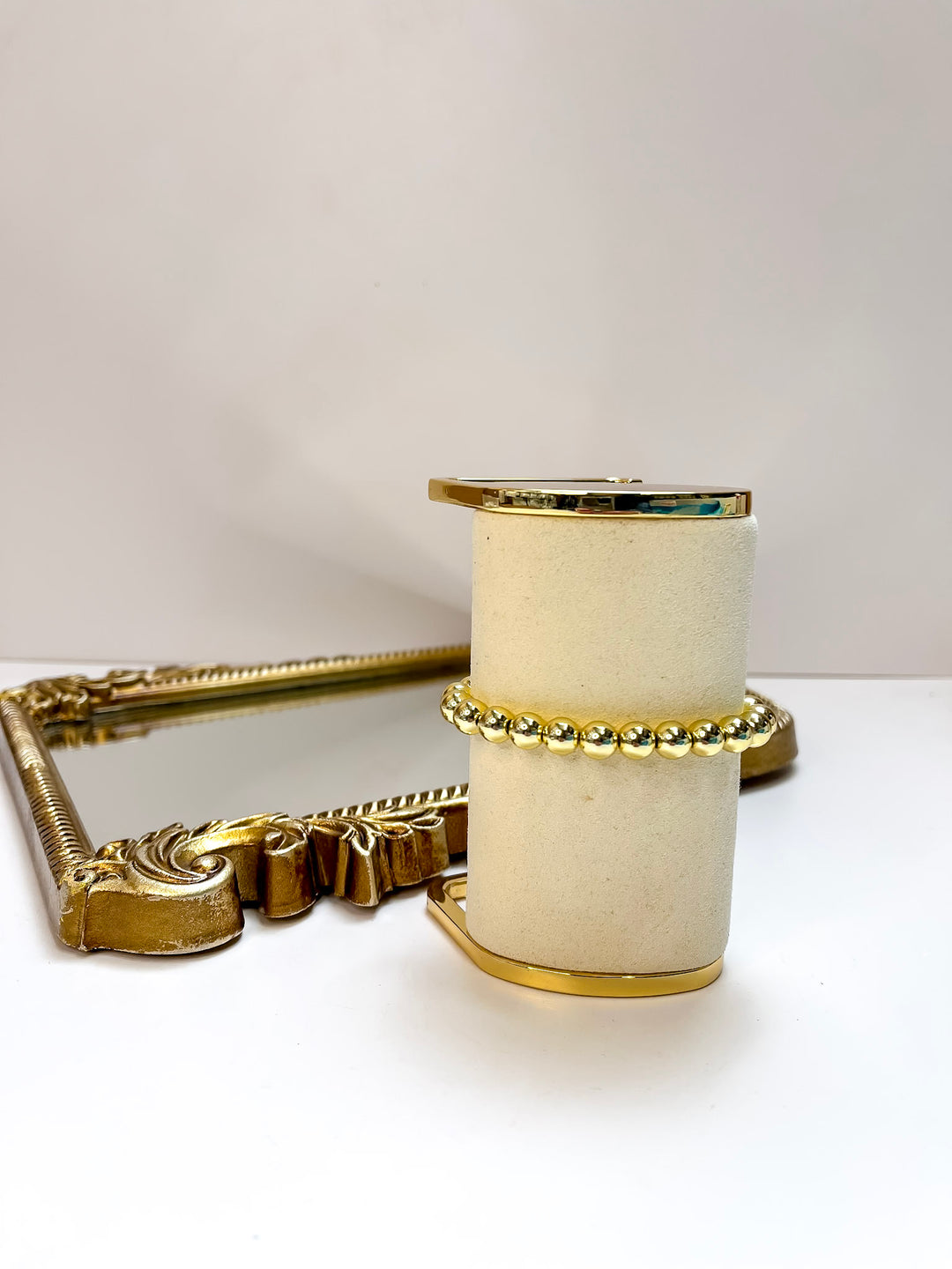 Coco's Beads and Co | The Goldie 8mm Bracelet in Gold