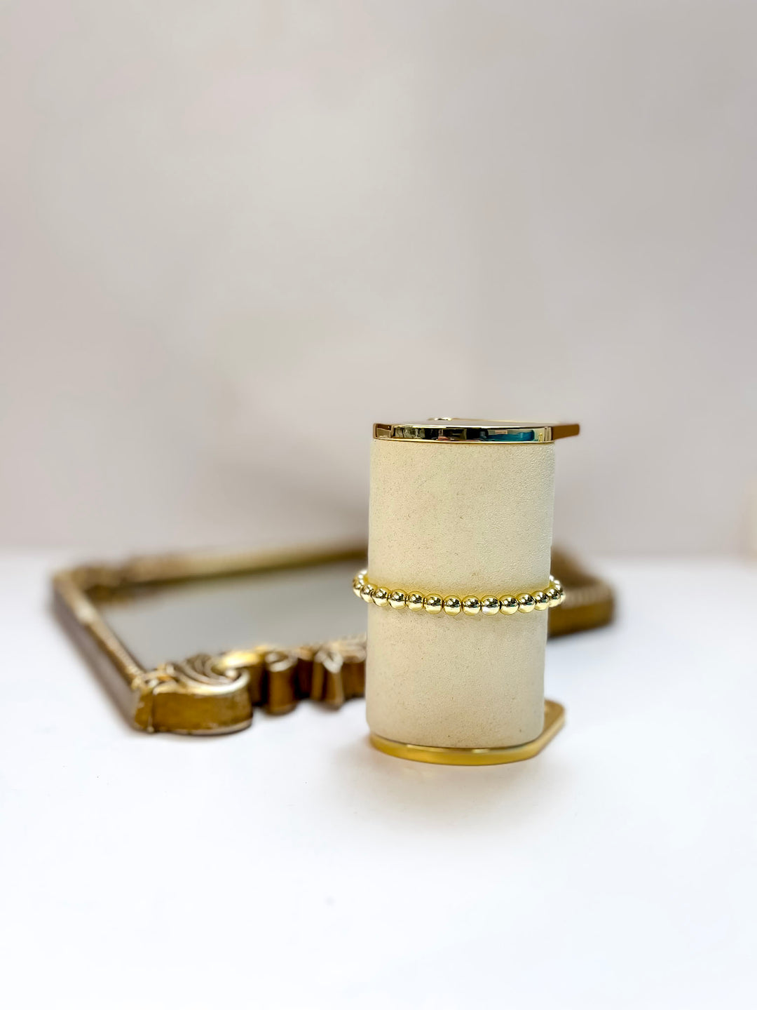 Coco's Beads and Co | The Goldie 6mm Bracelet in Gold