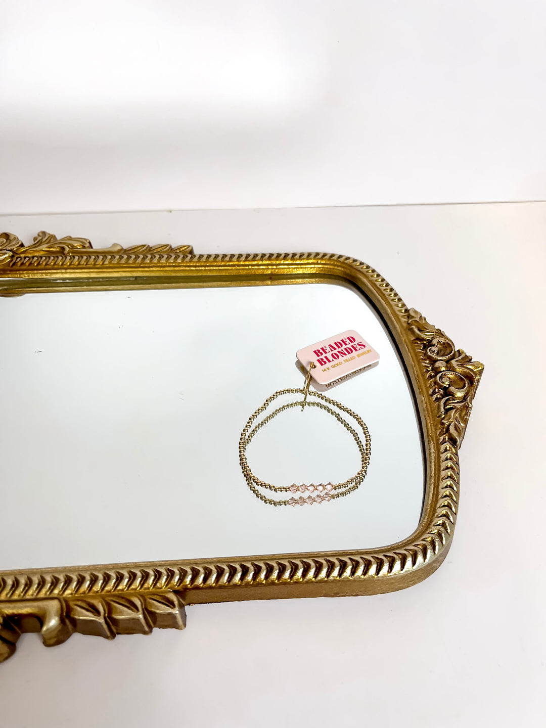 Beaded Blondes | Kim Bracelet in Blush Pink and Gold