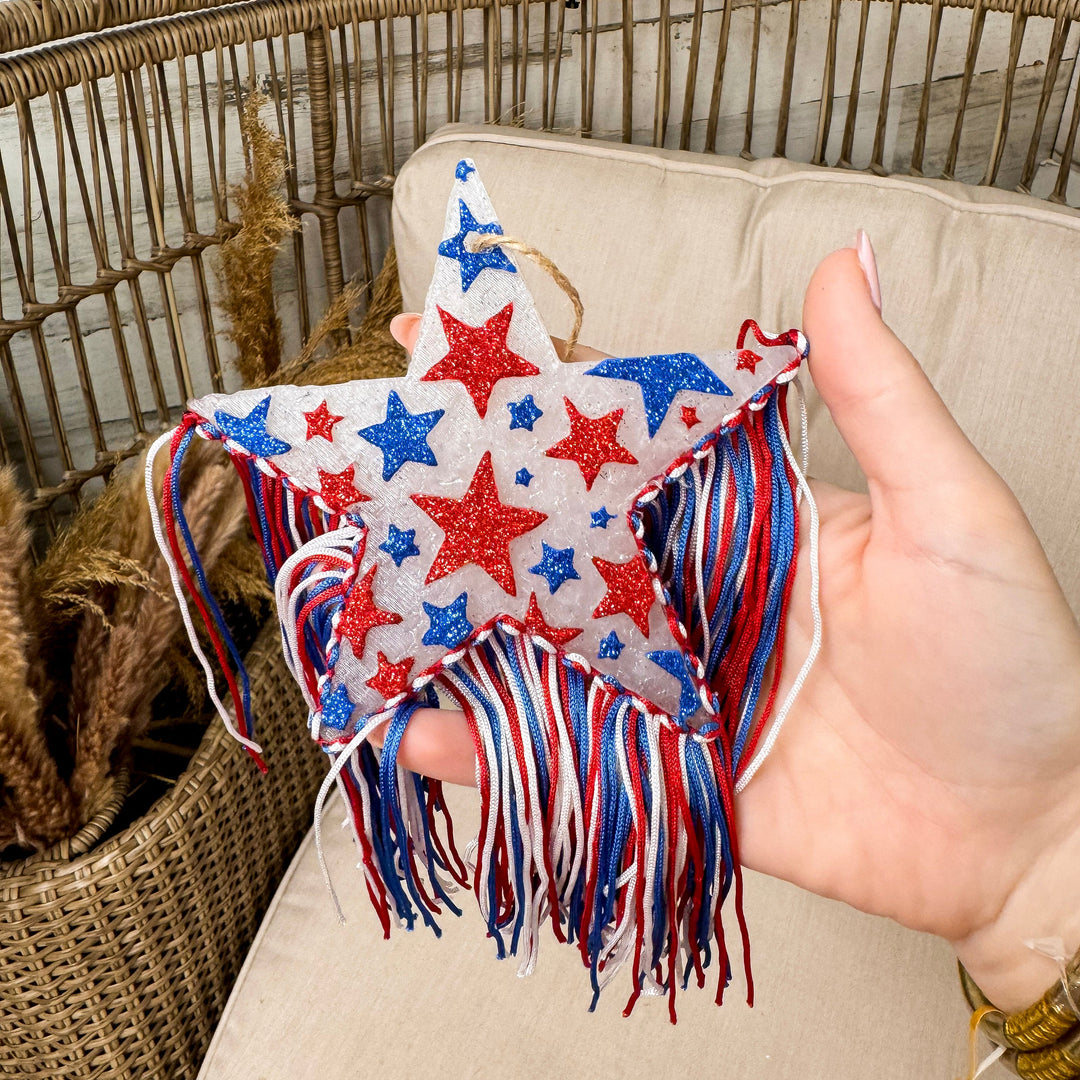 Star-Spangled Fringe Red, White and Blue Freshie in Various Scents