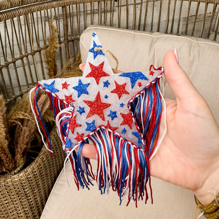Star-Spangled Fringe Red, White and Blue Freshie in Various Scents