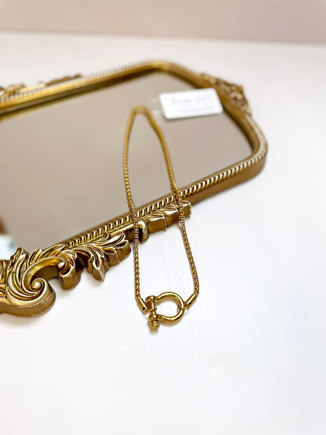 CHANSUTT PEARLS | The Locket Necklace in Gold with Gold Locket