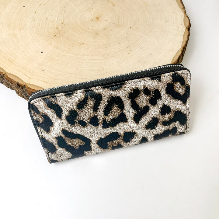 Animal Print Zip Up Wallet - Giddy Up Glamour Boutique