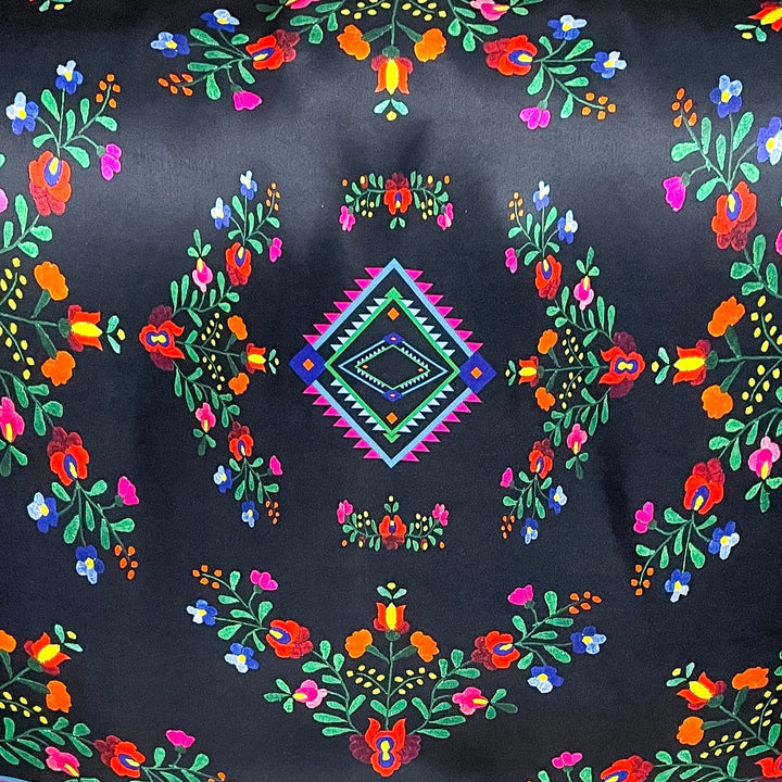 Fringe Scarves | Fiesta Shorty Wild Rag in Black