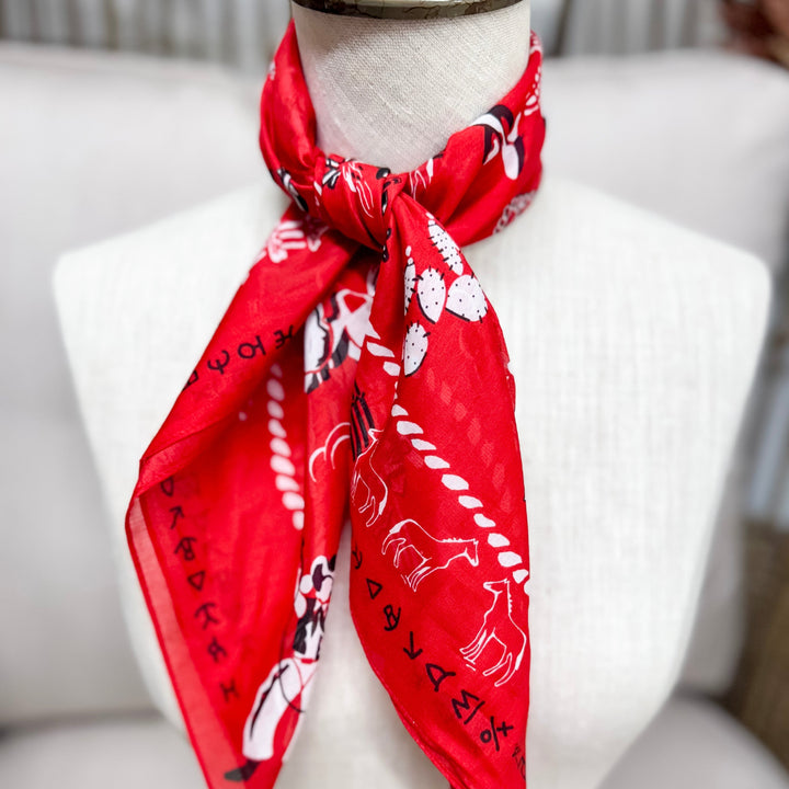 XOXO Art & Co | Happy Trails Shorty Wild Rag - Giddy Up Glamour Boutique