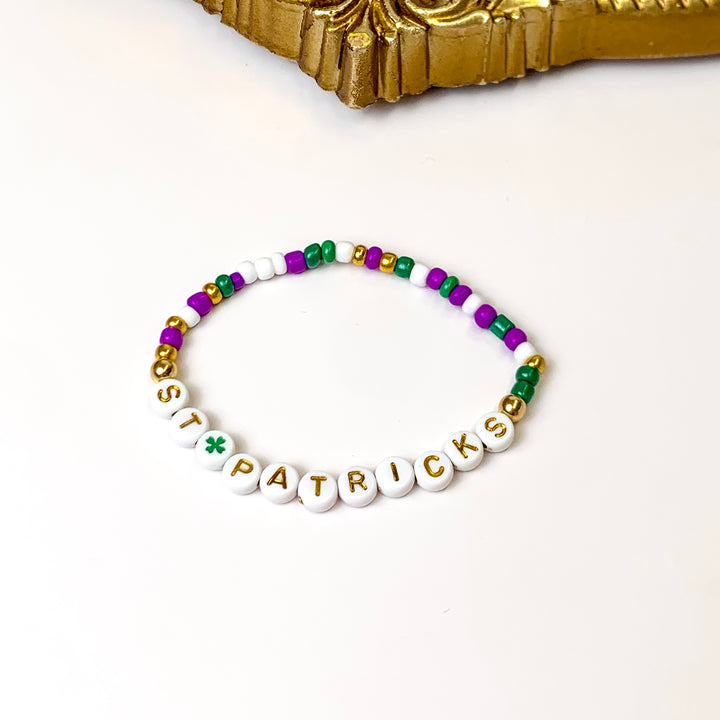 Buy 3 for $10 | St. Patrick's Day Friendship Stretch Bracelets - Giddy Up Glamour Boutique