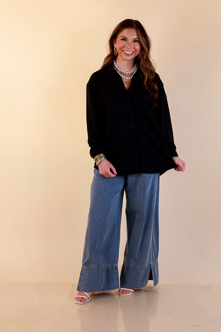 SPANX | AirEssentials Button Down Top in Black