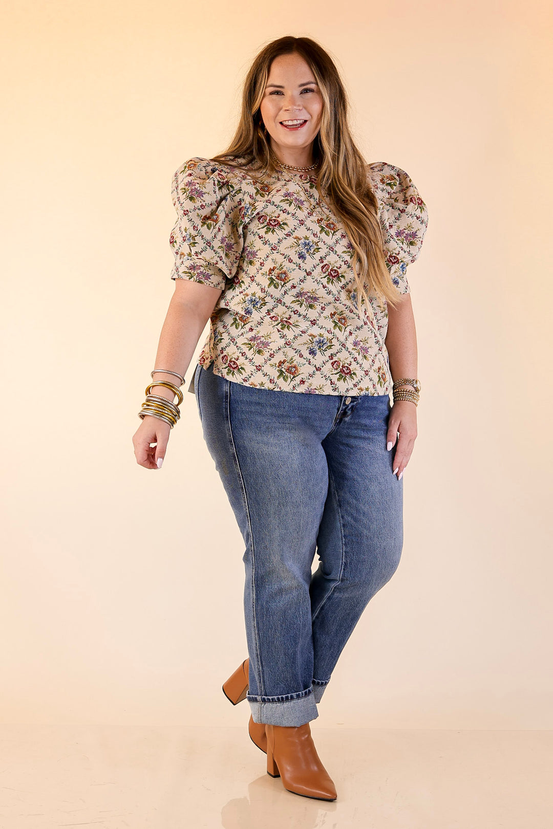 Judy Blue | Simply Styled Rigid Magic Button Fly Slim Straight Jeans in Medium Wash