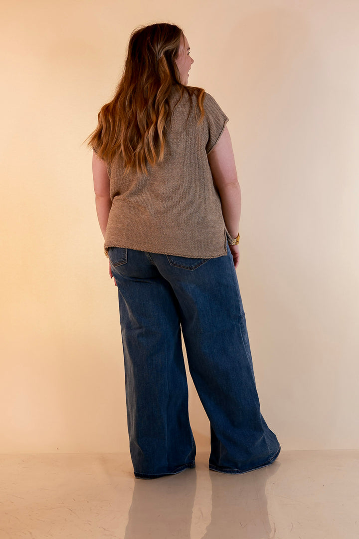 Judy Blue | Smooth Silhouette Wide Leg Palazzo Jeans in Medium Wash