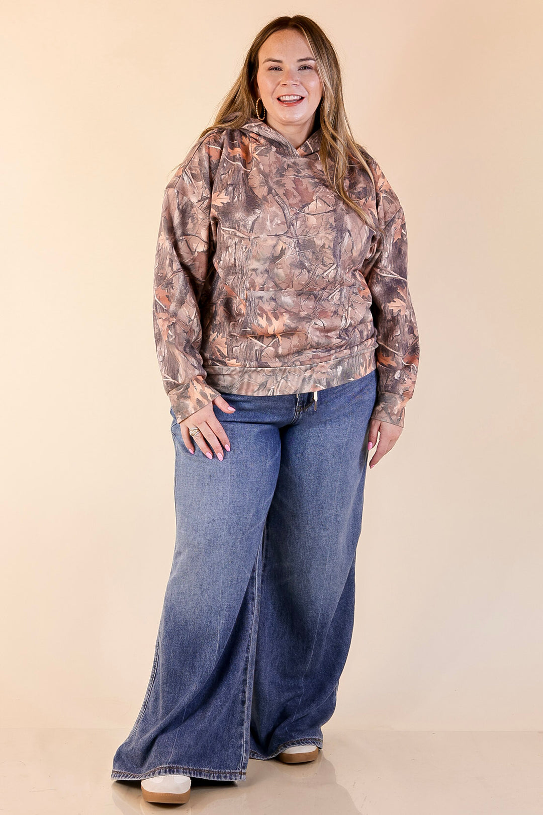 Simply Southern | Ready for Anything Long Sleeve Hoodie Sweatshirt in Camouflage