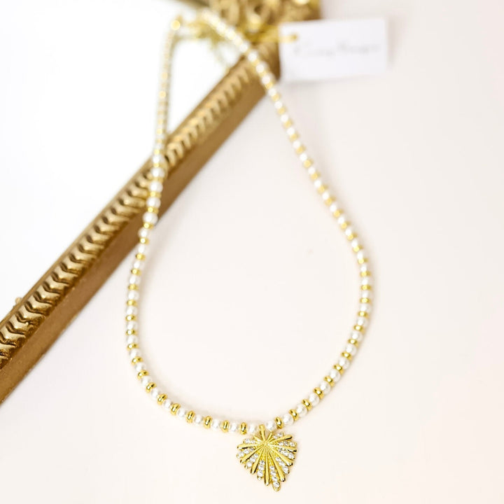 Kinsey Designs | Haven Pearl Pendant Necklace with Gold Spacers in Gold