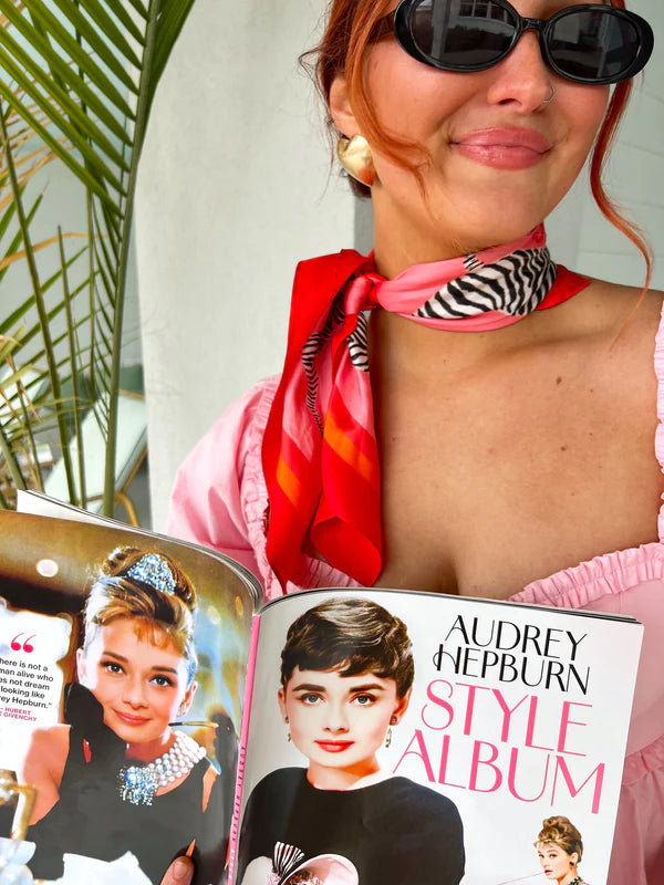 KB's Canvas | Rain or Shine Zebra Print Scarf in Pink