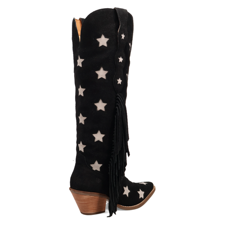 Online Exclusive | Dingo | Super Star Suede Leather Bootie in Black **PREORDER