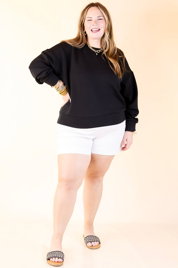 SPANX | Stretch Twill Trouser Shorts in White