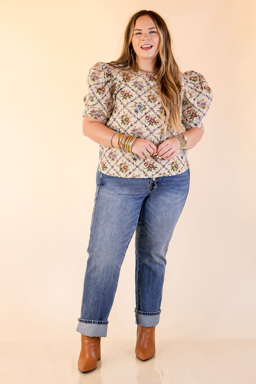 Judy Blue | Simply Styled Rigid Magic Button Fly Slim Straight Jeans in Medium Wash