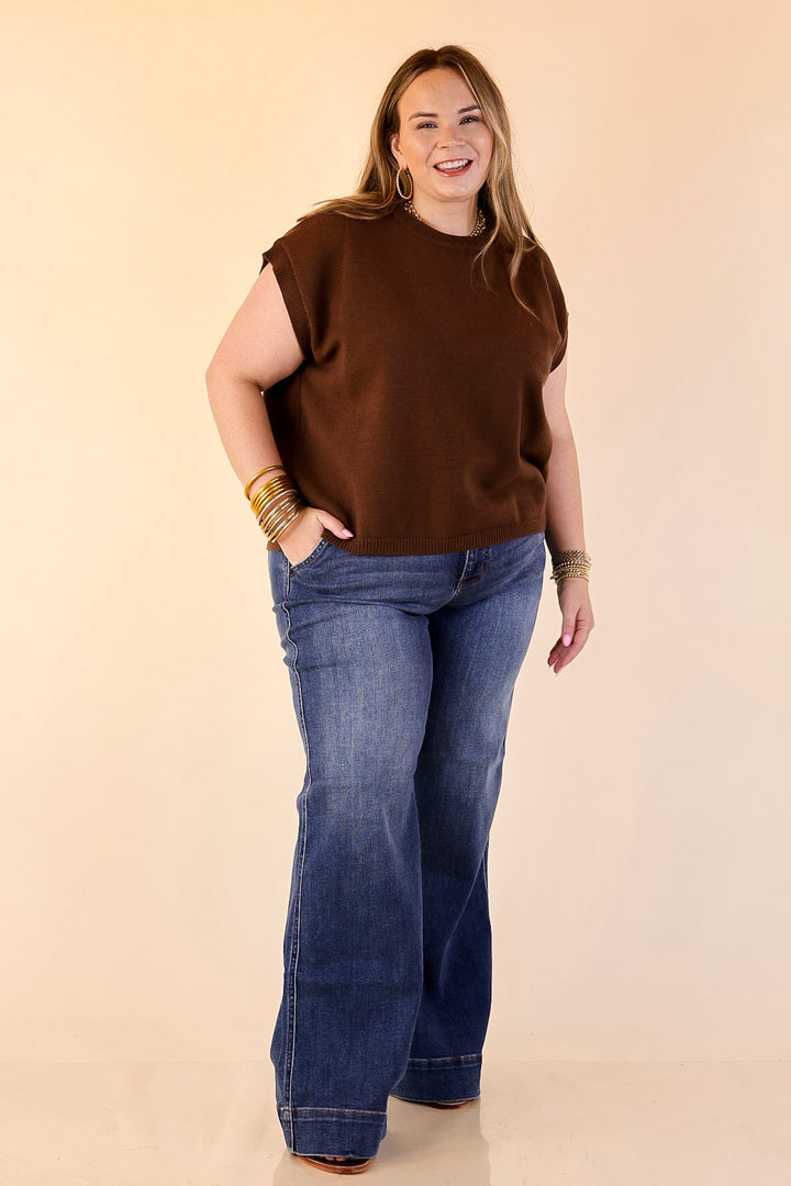 Judy Blue | Tailored Moves Retro Wide Leg Trouser Jean in Dark Wash