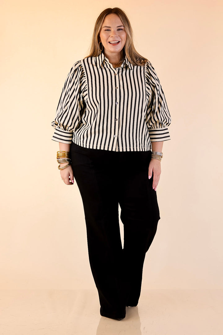 Judy Blue | Polished Perspective Retro Wide Leg Jean in Black