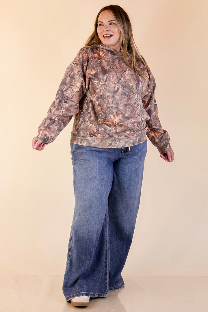 Simply Southern | Ready for Anything Long Sleeve Hoodie Sweatshirt in Camouflage