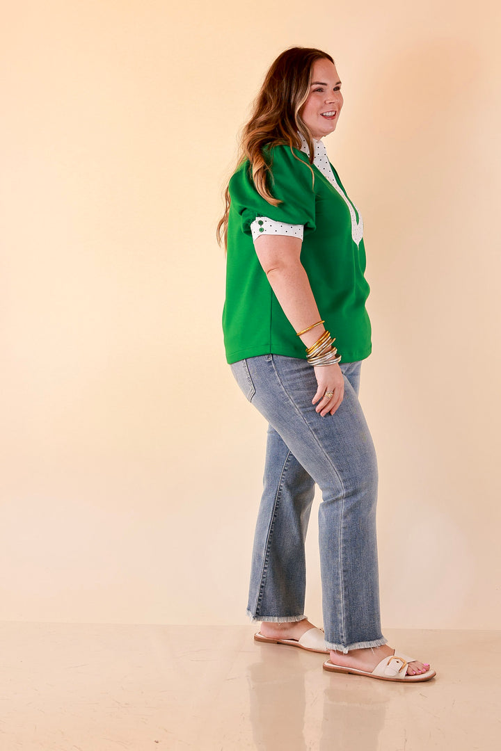 Judy Blue | Worth Repeating Cropped Kick Flare Jean in Light Wash