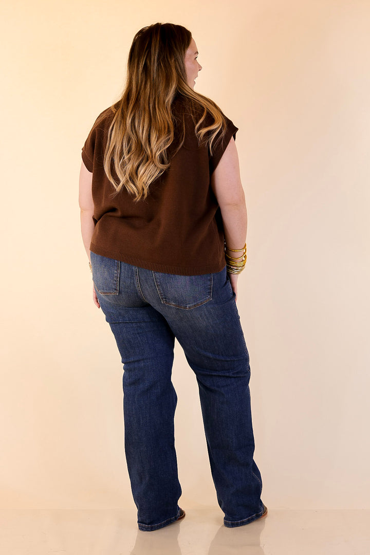 Judy Blue | Perfect Foundation Tummy Control Straight Leg Jean in Medium Wash