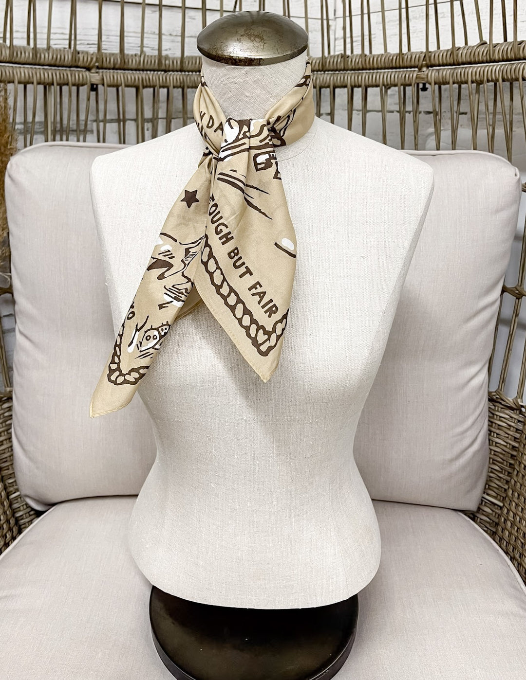 XOXO Art & Co | Code of the West Bandana Scarf