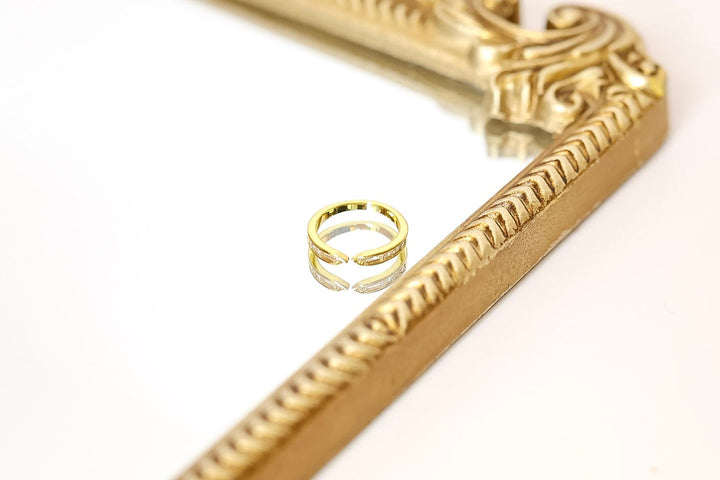 Kinsey Designs | Hayden Baguette adjustable Ring in Gold