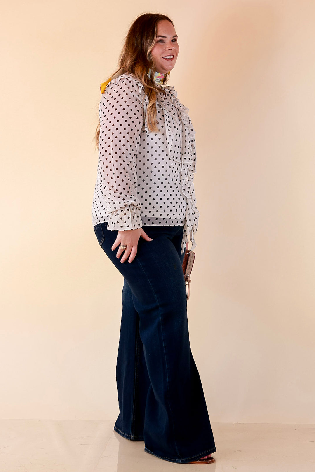 Judy Blue | Lasting Impression Lux Retro Wide Leg Jeans in Dark Twilight Blue Wash