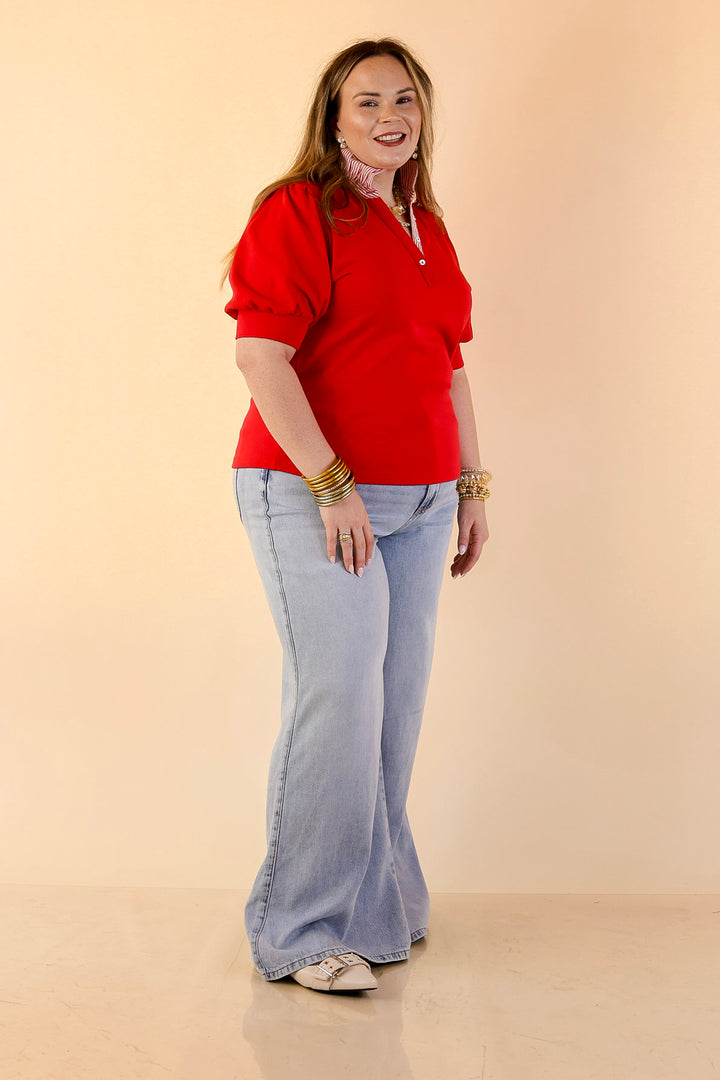 Judy Blue | Smooth Moves Wide Leg Palazzo Featherweight Elastic Waistband Jeans in Light Wash