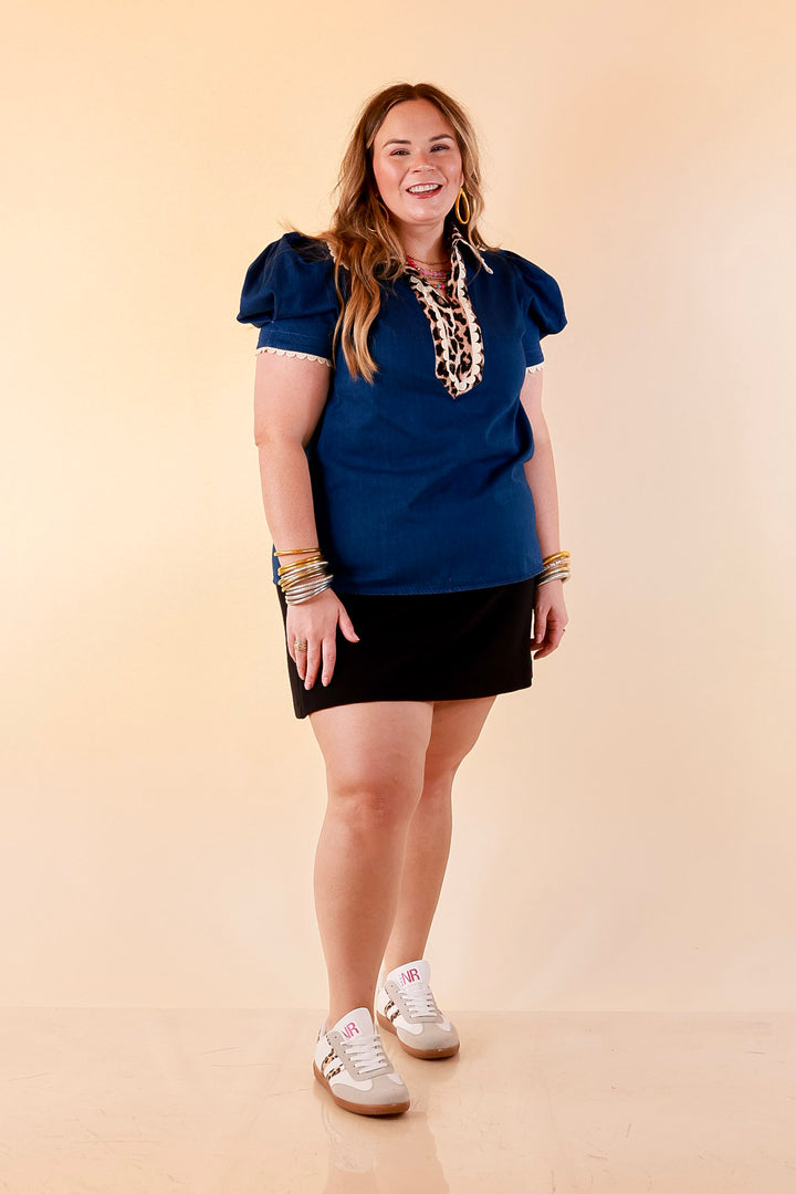 SPANX | AirEssentials® French Rib Skort with Short Lining and Phone Pocket in Black