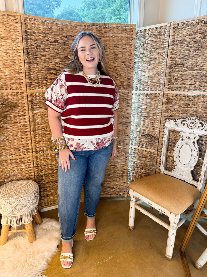 Judy Blue | Feeling Posh Soft Barrel Denim Jean in Dark Wash