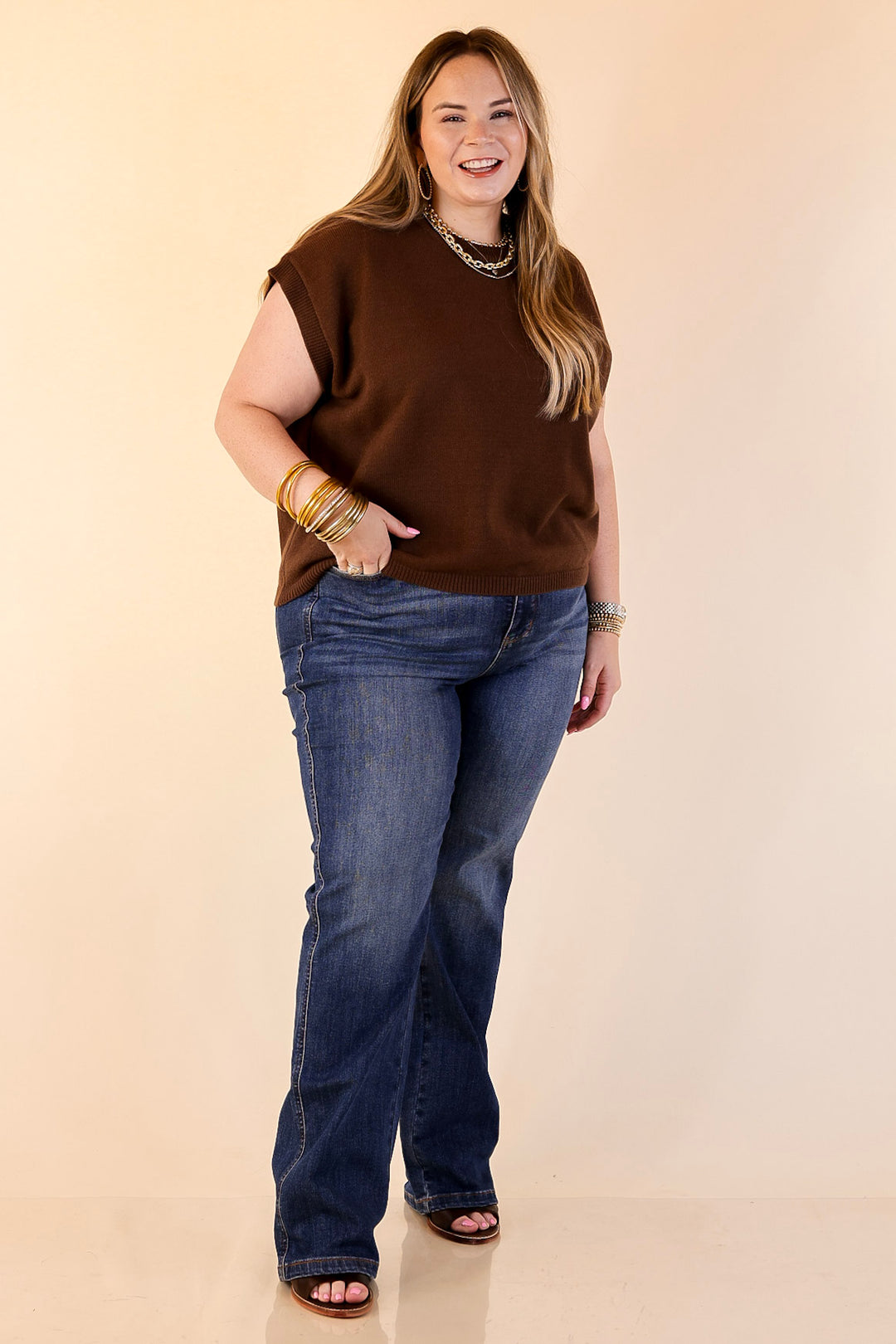 Judy Blue | Perfect Foundation Tummy Control Straight Leg Jean in Medium Wash