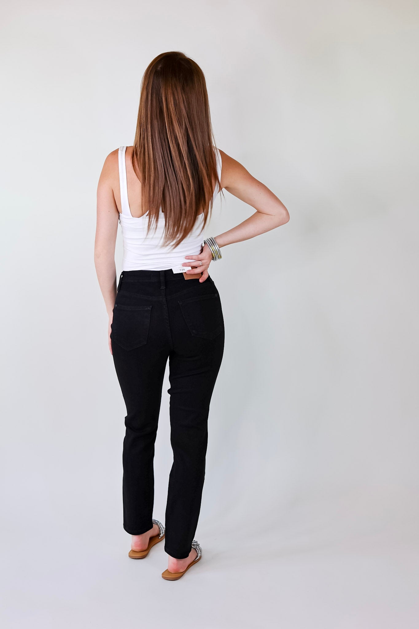Judy Blue | Main Memories Slim Fit Jeans in Black - Giddy Up Glamour Boutique